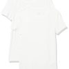 Women's Slim-Fit Short-Sleeve Crewneck T-Shirt, Pack of 2