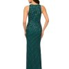 Women's Bead Halter Long Dress