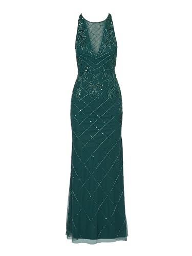 Women's Bead Halter Long Dress