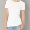 Women's Slim-Fit Short-Sleeve Crewneck T-Shirt, Pack of 2