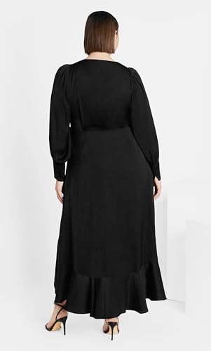 Women's Plus Size Maxi Dress-Oki