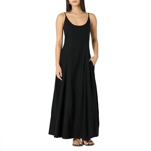 Women's Luna Scoop Neck Linen Maxi Dress