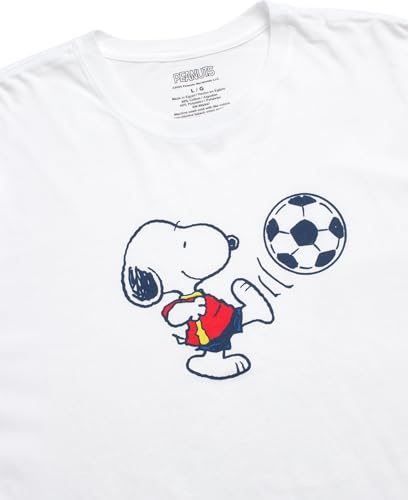 Snoopy Womens and Mens Graphic T-Shirts - Snoopy All Over Print Crewneck Short Sleeve Unisex Tshirts for Adults