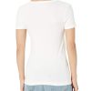 Women's Slim-Fit Short-Sleeve Crewneck T-Shirt, Pack of 2