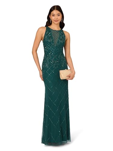 Women's Bead Halter Long Dress