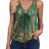 41-IJ7SL4GL.jpg Womens Tank Tops Loose Fit V Neck Ruched Sleeveless Tops Casual Basic Banded Shirts S-XXL
