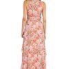 Women's Coral/Lavender Bloom Daytime Dress