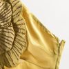 Women Chic Sequins Colorful Scale Print Bohemian Sleeveless Off Shoulder Halter Neck Bodycon Vacation Maxi Long Dress
