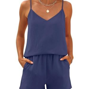 Lounge Sets for Women 2 Piece Travel V Neck Tank Short Matching Set Summer Casual Spring Trendy Comfy Outfits 2025