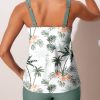 4191E8jUlIL.jpg Women's Tankini Swimsuits with Shorts Ruffled Tummy Control Bathing Suits Modest 2025 Swimwear