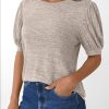 Womens 2025 Summer Sweater Top Short Sleeve Blouses Dressy Casual Shirts Business Tops Cute Vacation Tunic