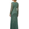 Women's Sleeve Bead Long Dress
