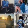 Mens Oversized T Shirts Graphic Tees Print Crew Neck Cotton Tops Streetwear Casual Shirt