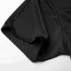 Solid Baseball Jersey Shirt for Men and Women, Plain Casual Short Sleeves Button Down T-Shirt
