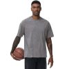 Men's Oversized Cotton T-Shirts Loose Fit Vintage Washed Tee Unisex Short Sleeve Casual Shirts Tops