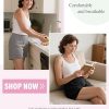 3 Pack Women's Casual Shorts Lounge Soft Summer Ribbed Elastic High Waisted Shorts Pocket Workout Athletic SweatShorts