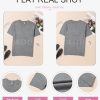 Womens Summer Tops Dressy Casual Crewneck Short Sleeve Shirts Solid Hollow Out Knit Loose Sweater Blouses