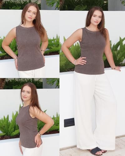 Women's Wool Blend Sweaters Non See Through All-Season Business Casual Tank 2025