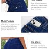 Women's Stretchy Jean Shorts Mid Waisted Twill Shorts Stretch Junior Booty Denim Shorts with Pockets Club Night