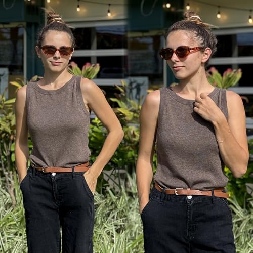 Women's Wool Blend Sweaters Non See Through All-Season Business Casual Tank 2025