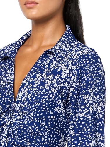 Women's Long Sleeve Collared Midi Shirtdress
